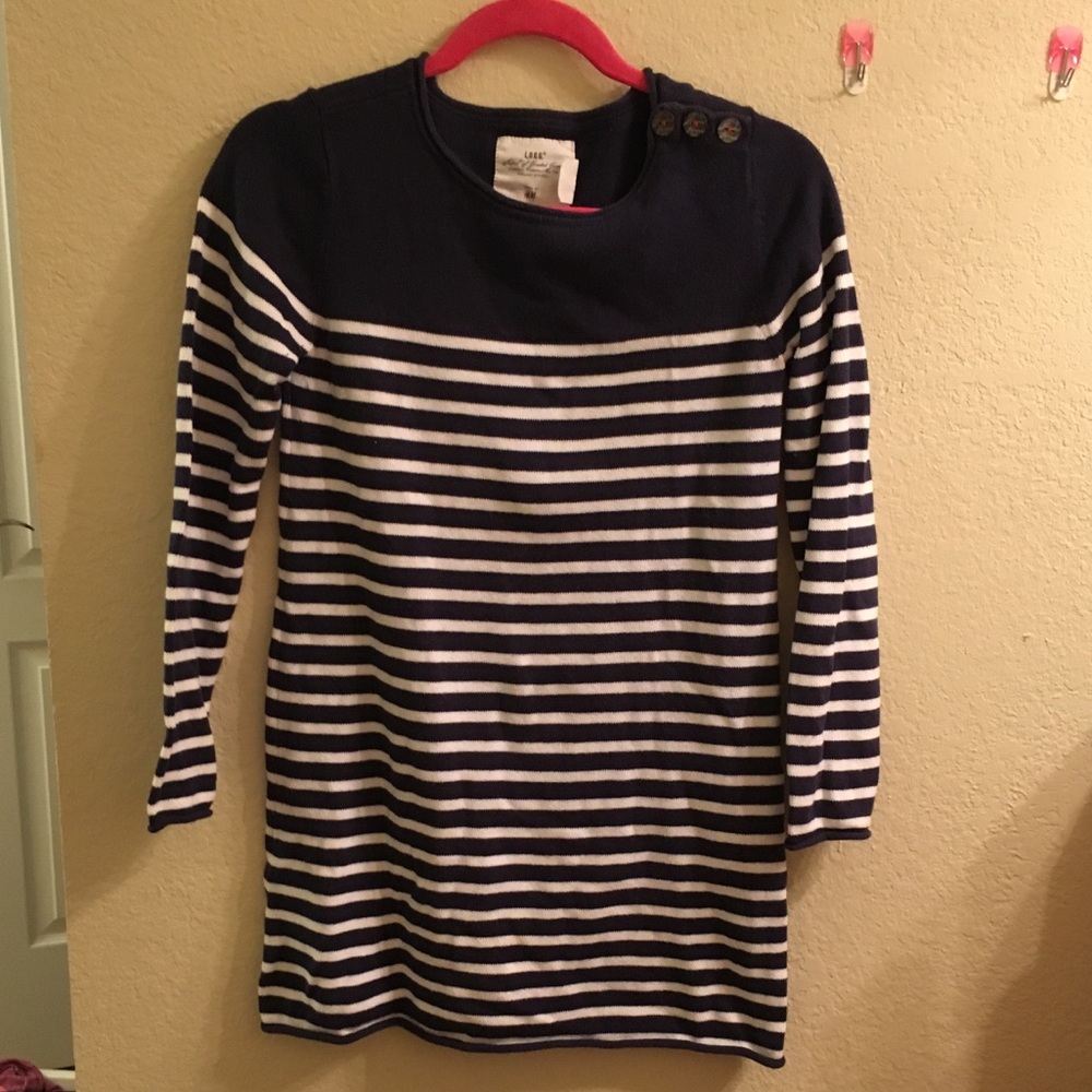H&M stripe sweater dress